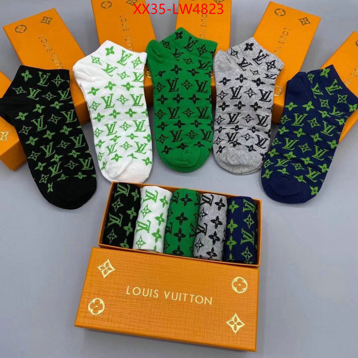 Sock-LV,best quality replica , ID: LW4823,$: 35USD