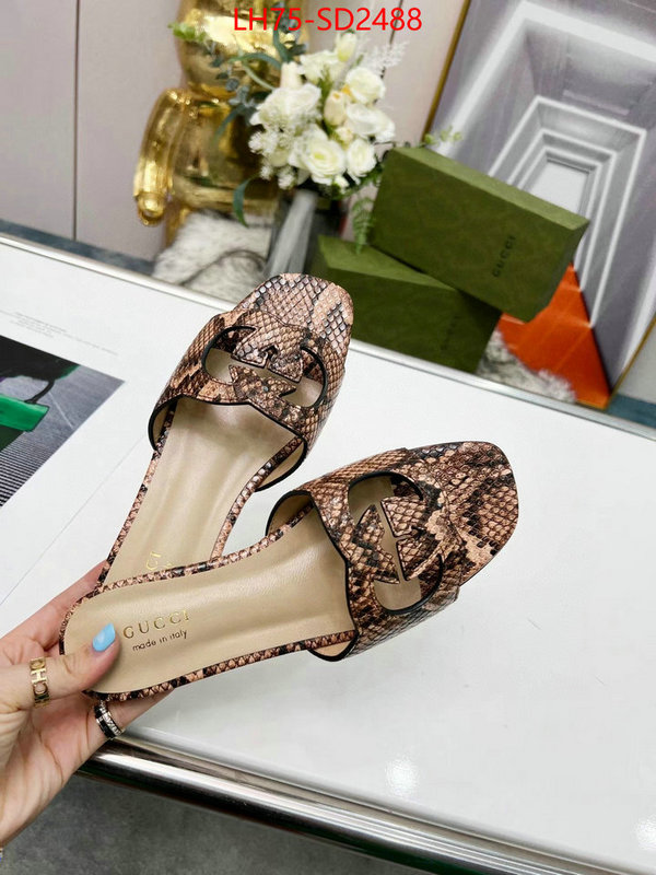 Women Shoes-Gucci,shop designer replica , ID: SD2488,$: 75USD