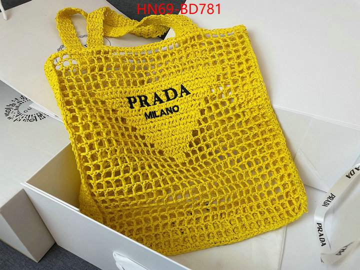 Prada Bags(4A)-Handbag-,we curate the best ,ID: BD781,$: 69USD