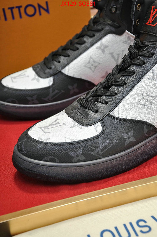 Men Shoes-LV,fake , ID: SO381,$: 129USD