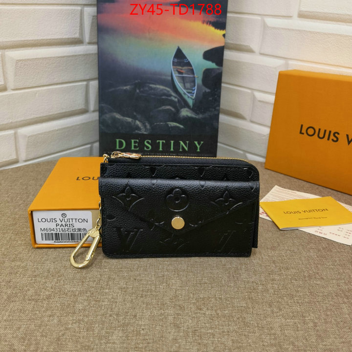 LV Bags(4A)-Wallet,ID: TD1788,$: 45USD