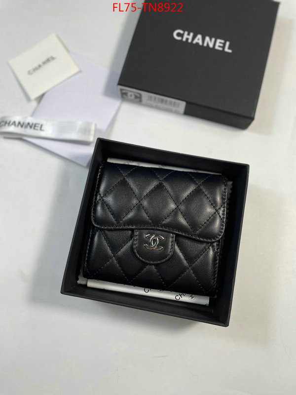 Chanel Bags(4A)-Wallet-,ID: TN8922,$: 75USD