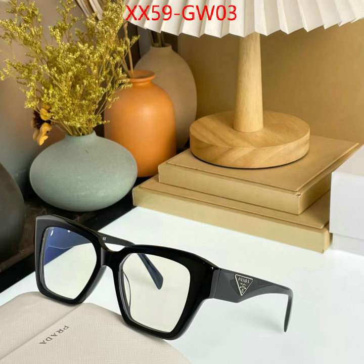 Glasses-Prada,fake high quality , ID: GW03,$: 59USD