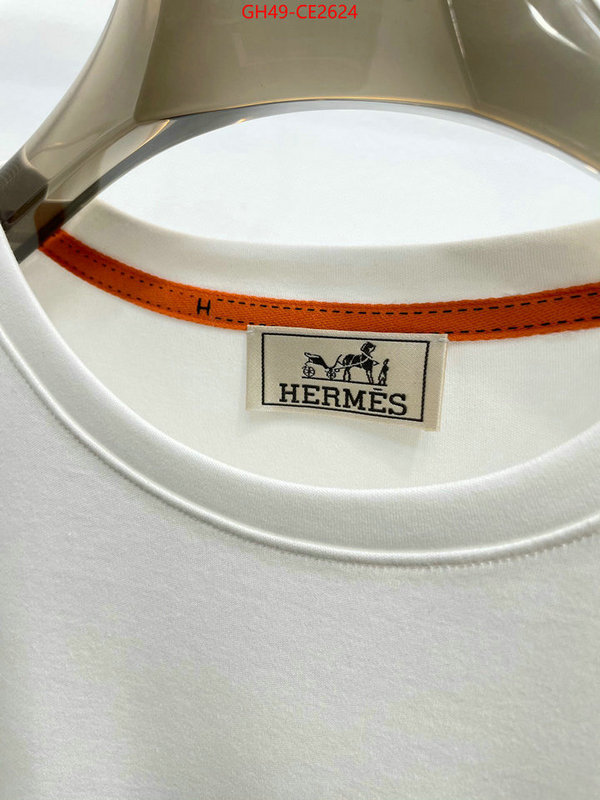 Clothing-Hermes,top quality fake , ID: CE2624,$: 49USD