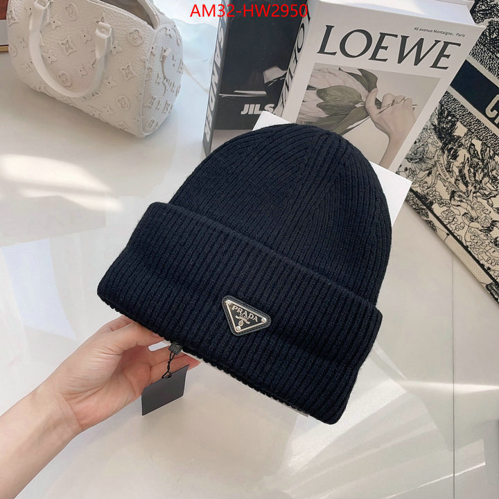 Cap (Hat)-Prada,top 1:1 replica , ID: HW2950,$: 32USD