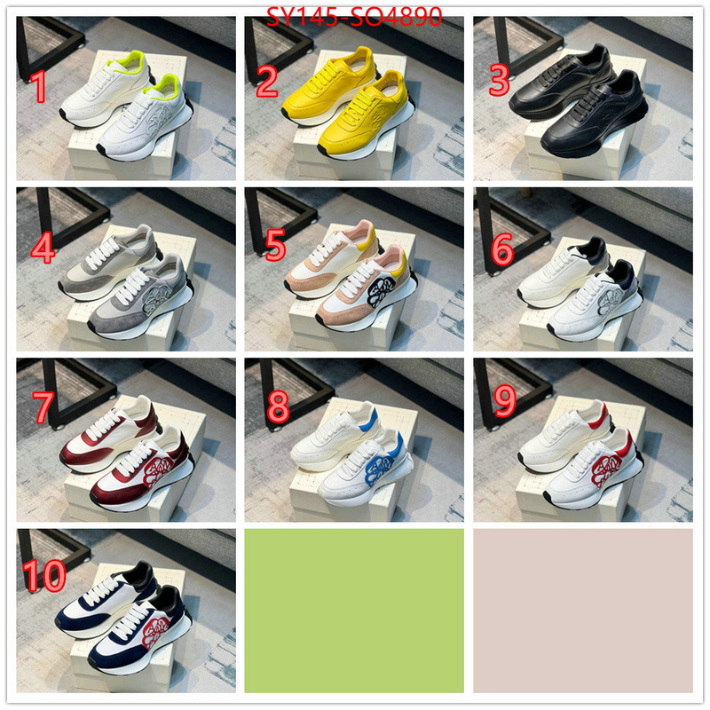 Women Shoes-Alexander McQueen,2023 luxury replicas , ID: SO4890,$: 145USD