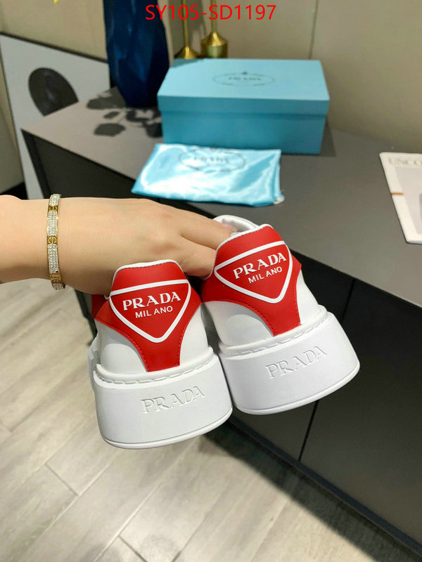 Women Shoes-Prada,fake , ID: SD1197,$: 105USD