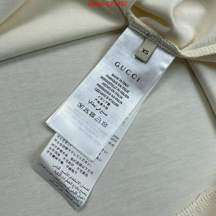 Clothing-Gucci,where to find best , ID: CP7492,$: 49USD