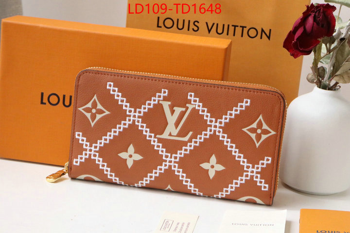 LV Bags(TOP)-Wallet,ID: TD1648,$: 109USD