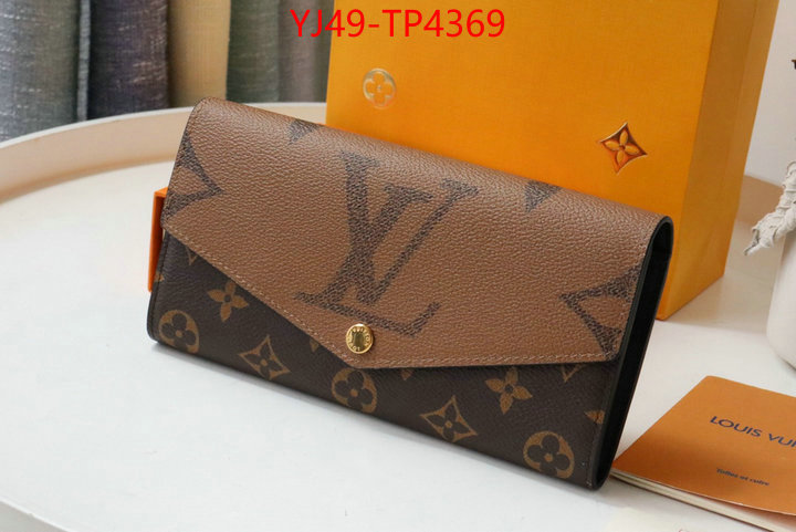 LV Bags(4A)-Wallet,ID: TP4369,$: 49USD