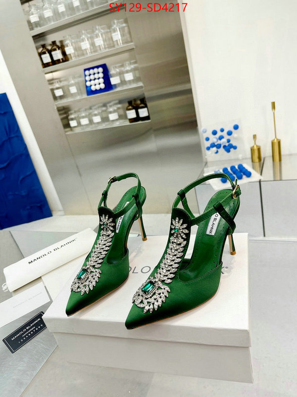 Women Shoes-Manolo Blahnik,where should i buy replica ,perfect quality designer replica , ID: SD4217,$: 129USD