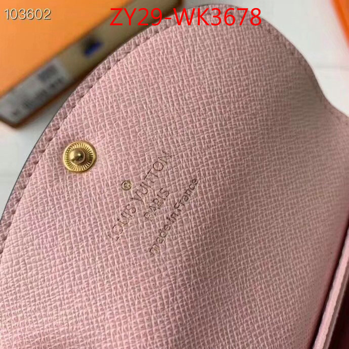 LV Bags(4A)-Wallet,ID: WK3678,$:29USD