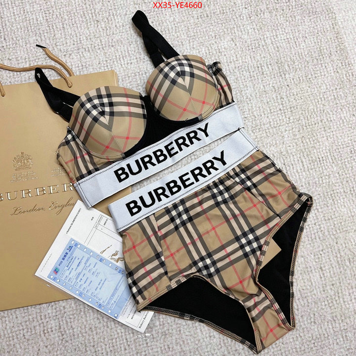 Swimsuit-Burberry,aaaaa class replica , ID: YE4660,$: 35USD