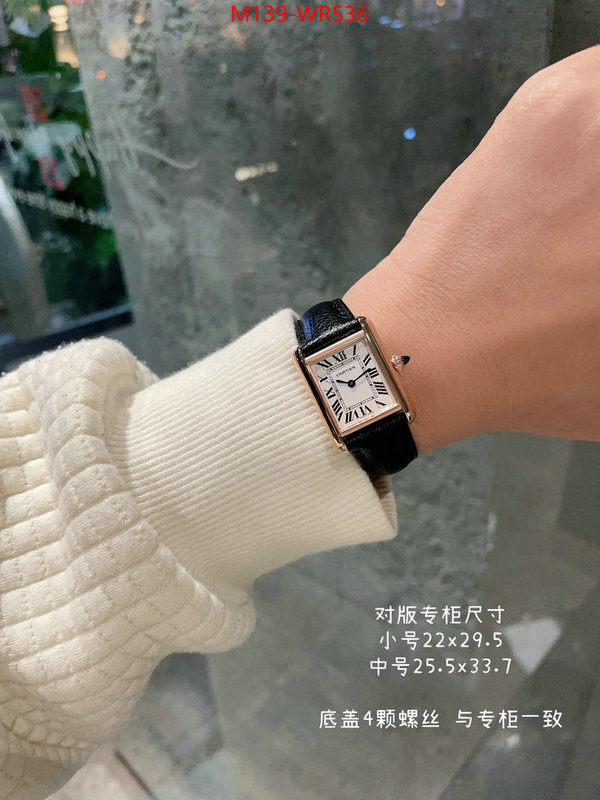 Watch(4A)-Cartier,replica us , ID: WR536,$: 139USD