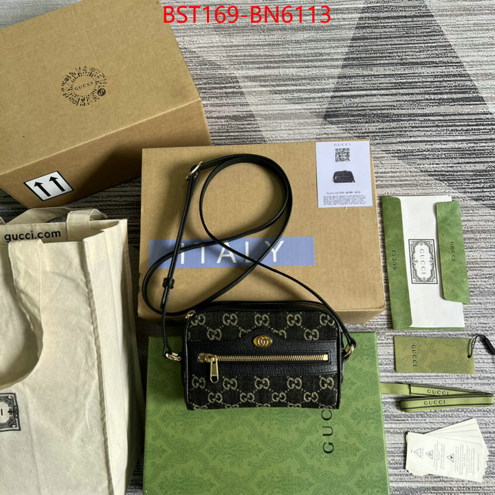 Gucci Bags(TOP)-Diagonal-,buy aaaaa cheap ,ID: BN6113,$: 169USD