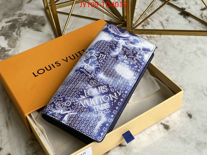 LV Bags(TOP)-Wallet,ID: TD4019,$: 109USD