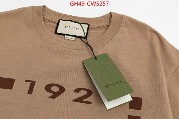 Clothing-Gucci,where to find best , ID: CW5257,$: 49USD