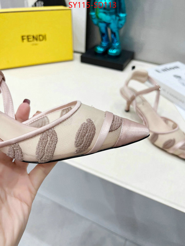 Women Shoes-Fendi,wholesale designer shop , ID: SD113,$: 115USD