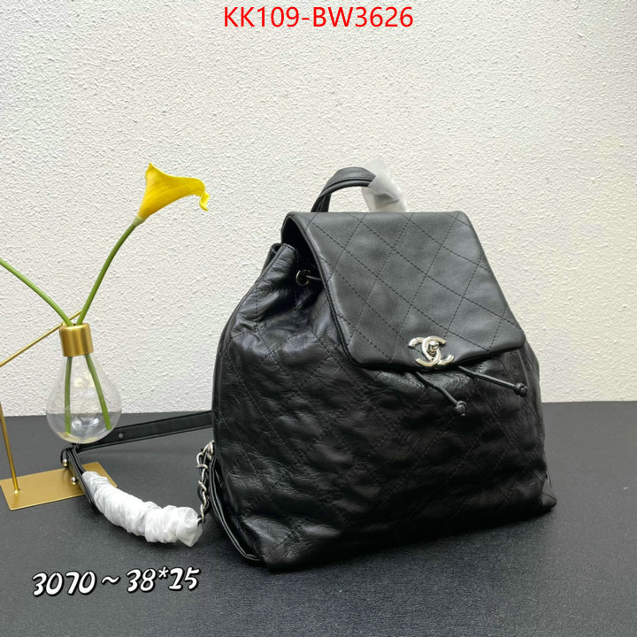 Chanel Bags(4A)-Backpack-,ID: BW3626,$: 109USD