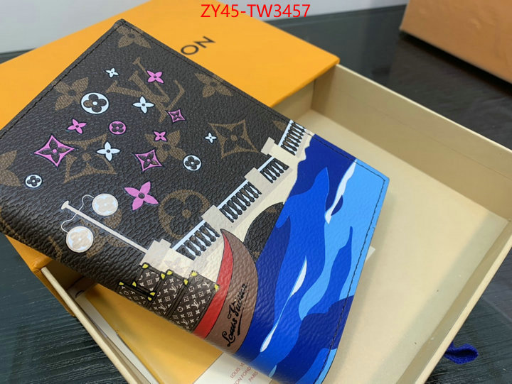 LV Bags(4A)-Wallet,high quality replica ,ID: TW3457,$: 45USD