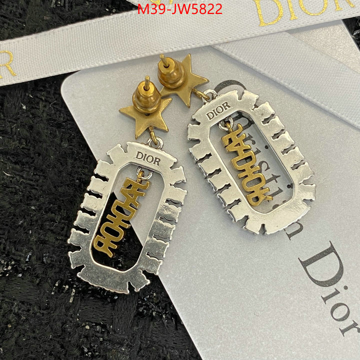 Jewelry-Dior,highest quality replica , ID: JW5822,$: 39USD