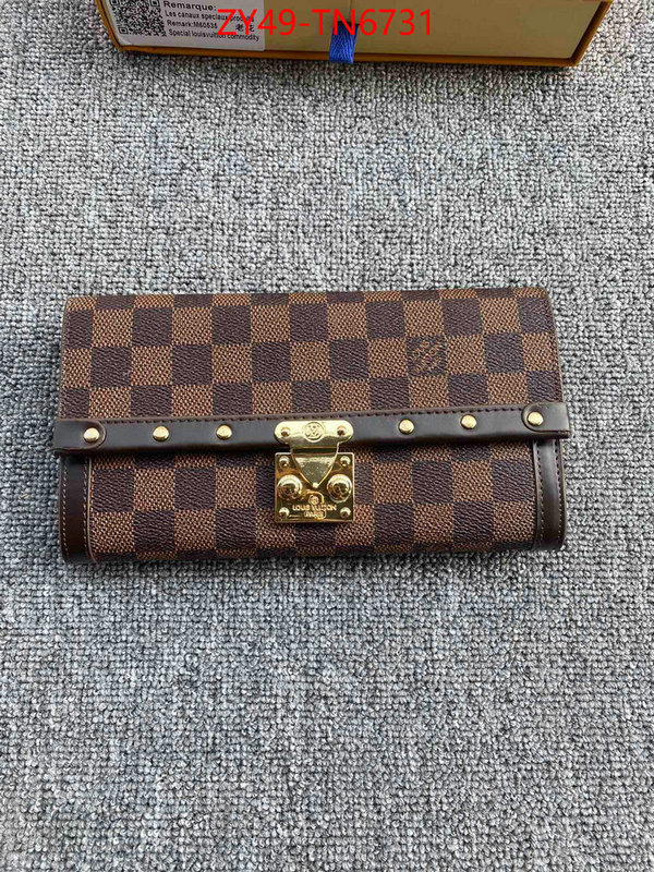 LV Bags(4A)-Wallet,ID: TN6731,$: 49USD