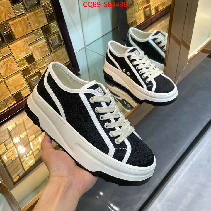 Women Shoes-Gucci,fake aaaaa , ID: SE3498,$: 89USD