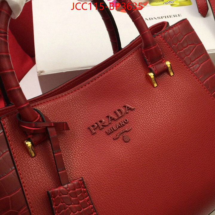 Prada Bags(4A)-Handbag-,1:1 clone ,ID: BP3635,$: 115USD