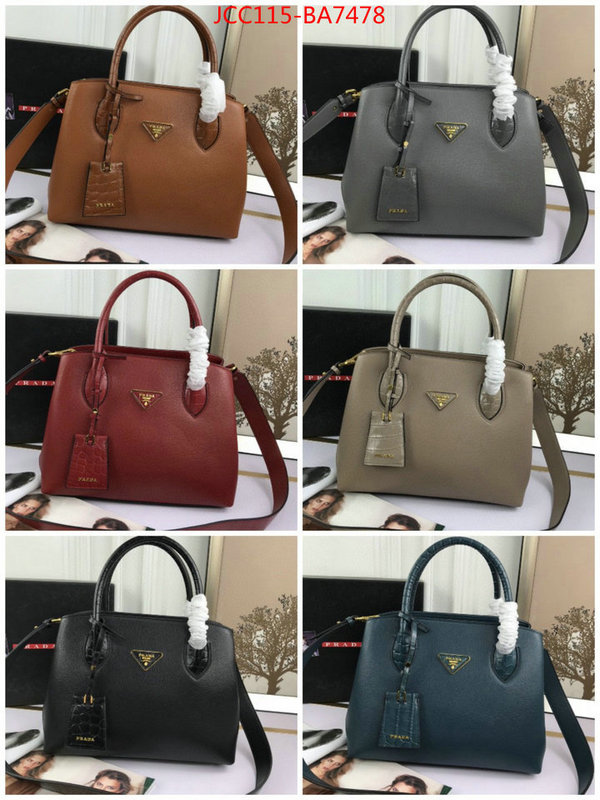 Prada Bags(4A)-Handbag-,where quality designer replica ,ID: BA7478,$: 115USD