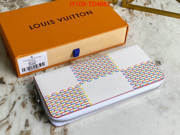 LV Bags(TOP)-Wallet,ID: TD4887,$: 109USD