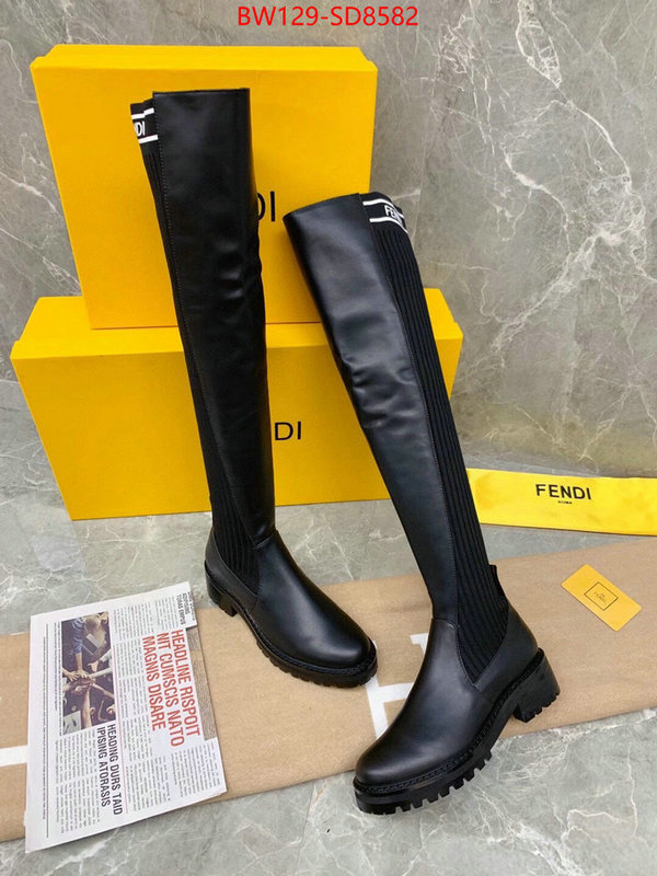 Women Shoes-Fendi,replica , ID: SD8582,$: 129USD