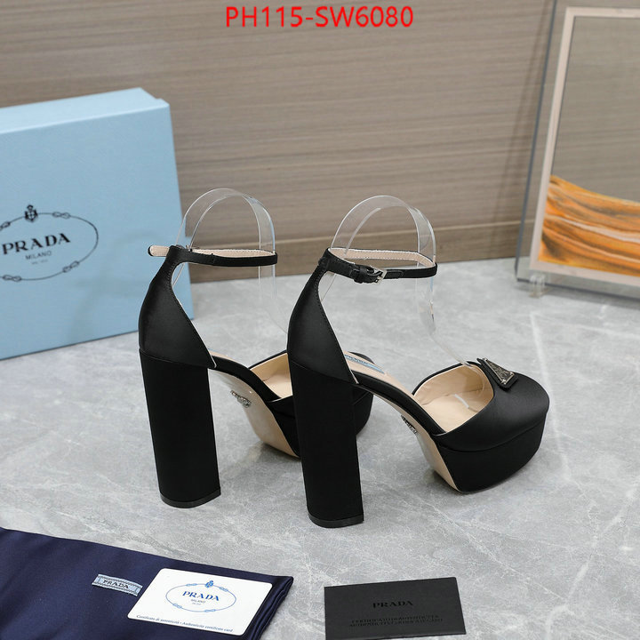 Women Shoes-Prada,highest quality replica , ID: SW6080,$: 115USD