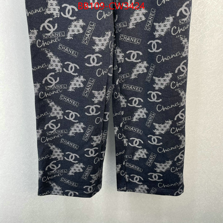 Clothing-Chanel,buy top high quality replica ,ID: CW3424,$: 109USD