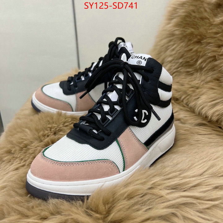 Women Shoes-Chanel,shop cheap high quality 1:1 replica , ID: SD741,$: 125USD