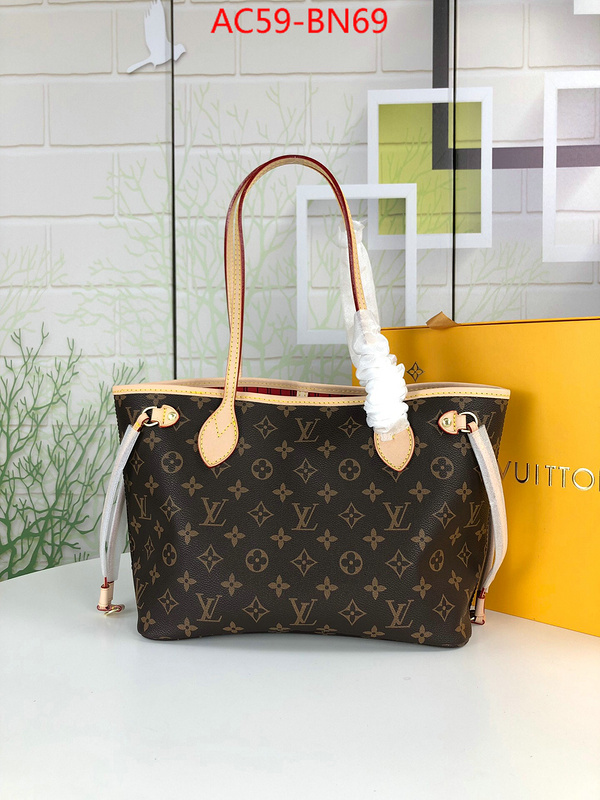 LV Bags(4A)-Neverfull-,online from china designer ,ID: BN69,$: 59USD