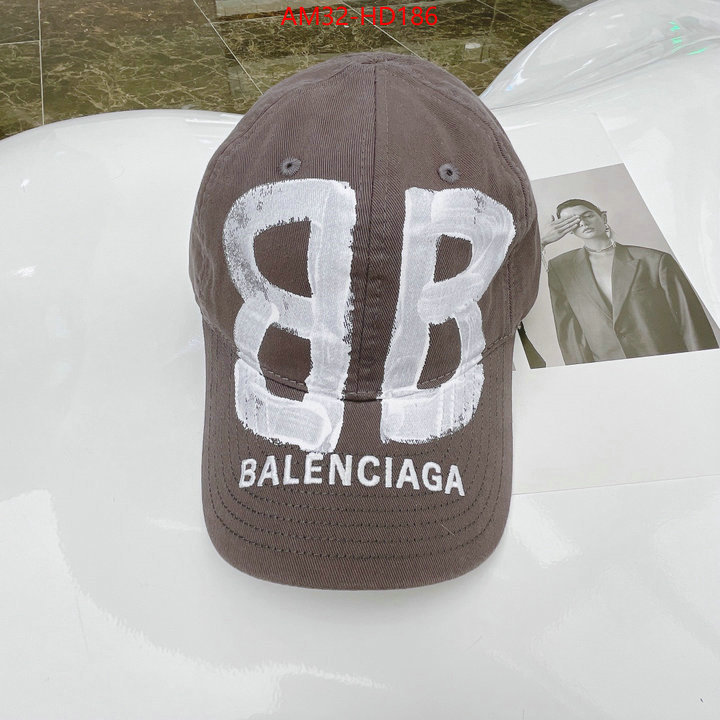 Cap (Hat)-Balenciaga,where to buy the best replica , ID: HD186,$: 32USD