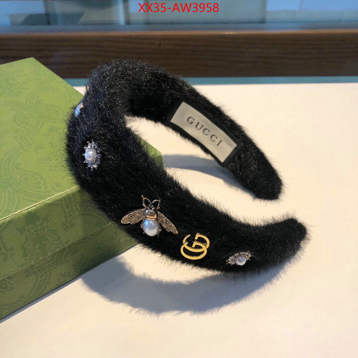 Hair band-Gucci,high quality replica , ID: AW3958,$: 35USD