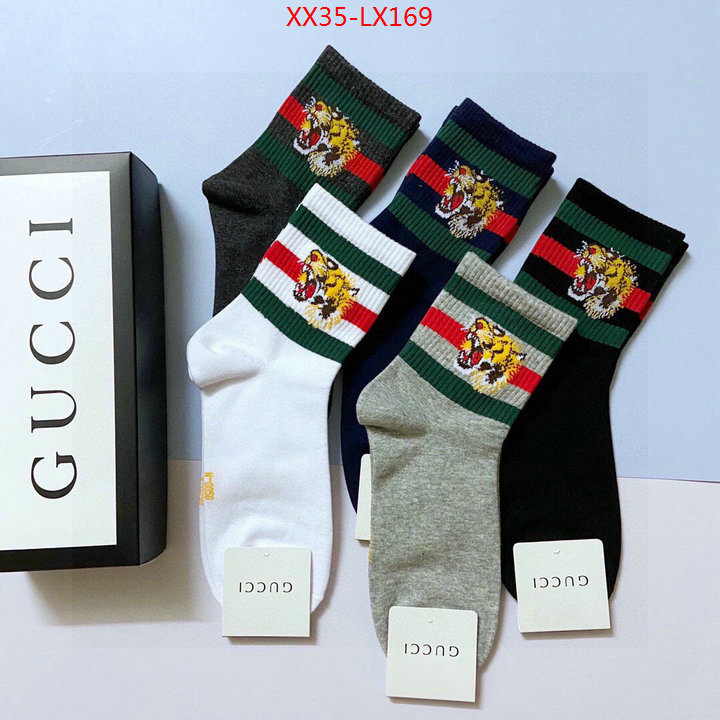 Sock-Gucci,best fake , ID: LX169,$: 35USD