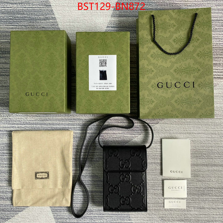 Gucci Bags(TOP)-Diagonal-,ID: BN872,$: 129USD