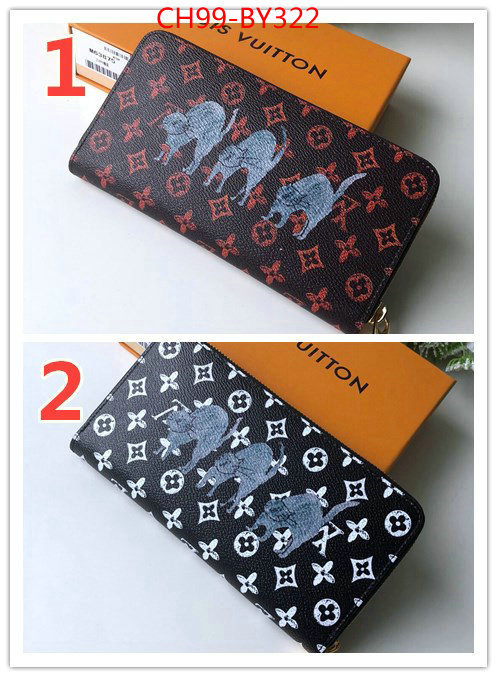 LV Bags(TOP)-Wallet,ID: BY322,$:99USD