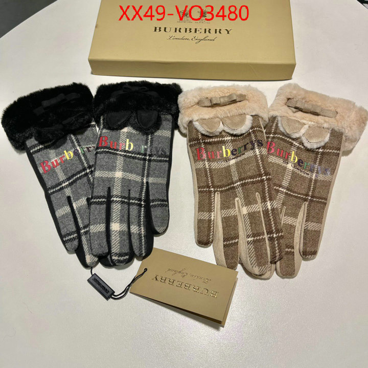 Gloves-Burberry,top perfect fake , ID: VO3480,$: 49USD