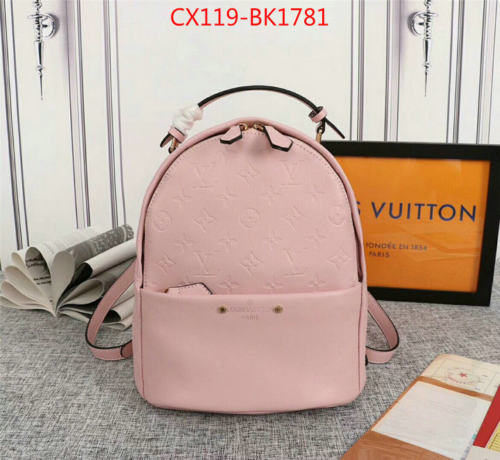 LV Bags(4A)-Backpack-,ID: BK1781,$:119USD