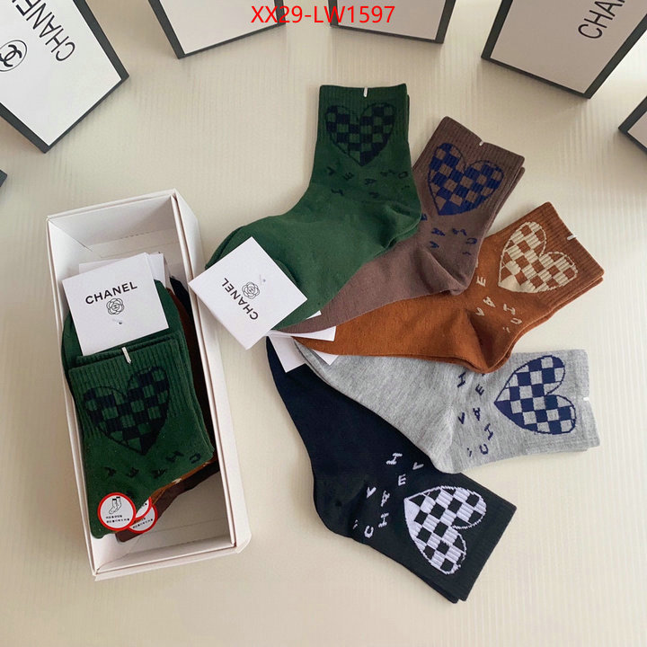 Sock-Chanel,where to find best , ID: LW1597,$: 29USD