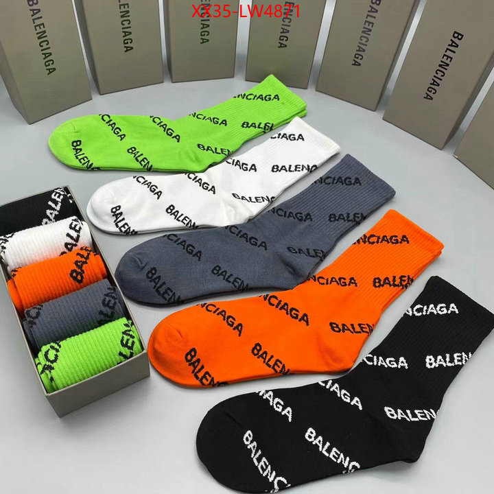 Sock-Balenciaga,cheap online best designer , ID: LW4871,$: 35USD