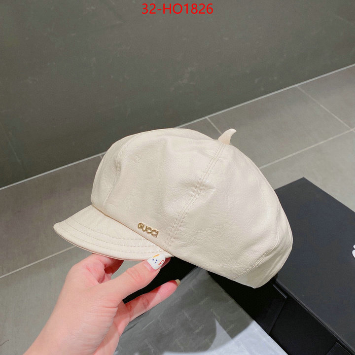 Cap (Hat)-Gucci,high quality 1:1 replica , ID: HO1826,$: 32USD