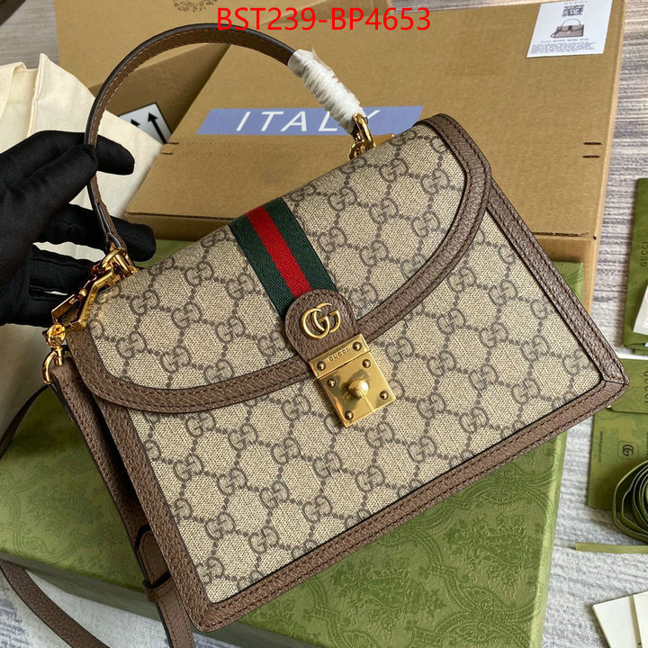 Gucci Bags(TOP)-Diagonal-,ID: BP4653,$: 239USD