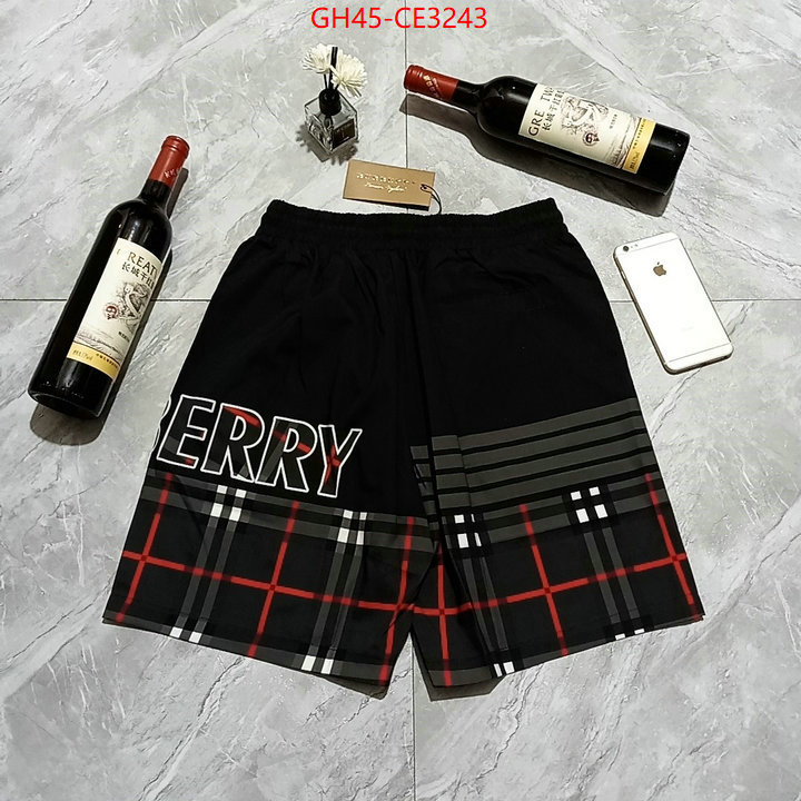 Clothing-Burberry,highest product quality , ID: CE3243,$: 45USD