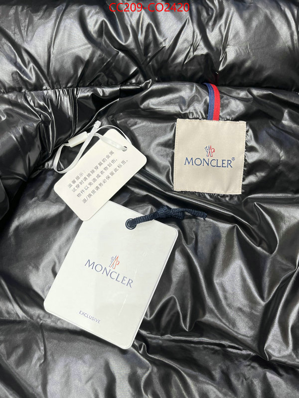 Down jacket Women-Moncler,where can you buy replica , ID: CO2420,$: 209USD