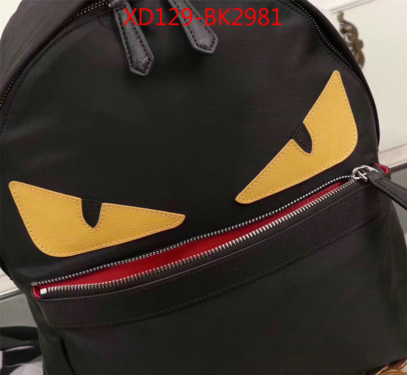 Fendi Bags(4A)-Backpack-,where quality designer replica ,ID: BK2981,$:129USD