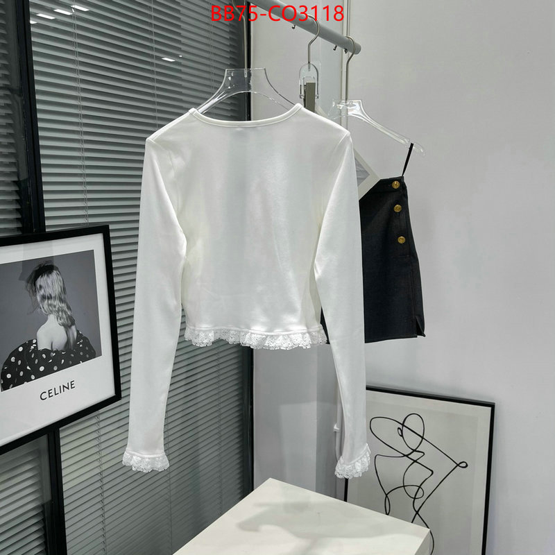 Clothing-MIU MIU,where quality designer replica , ID: CO3118,$: 75USD